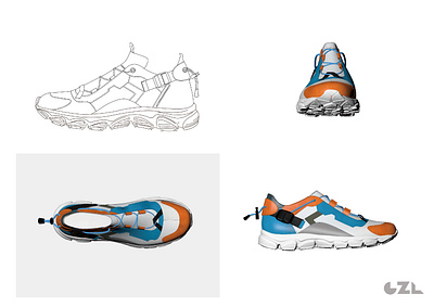 Sneakers Design 3D 3d branding design graphic design illustration shoes design sneakers sneakers design