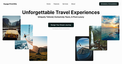 Travel agency landing page hero section design hero hero section landing page landingpage travel travel agency ui ux web design web sleek website websleek