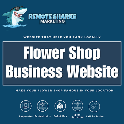 Florist Business WordPress Website Design Template