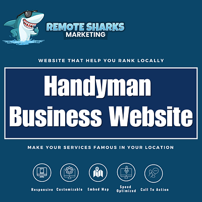 Handyman Business WordPress Website Design Template