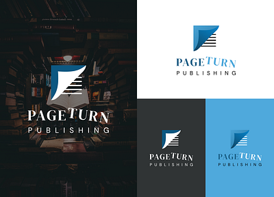 Logo Design - PageTurn Publishing branding design graphic design logo logo design vector