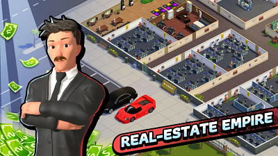 Idle Office Tycoon V2.5.2 MOD APK (Unlimited Money/Gems) 3d animation ui