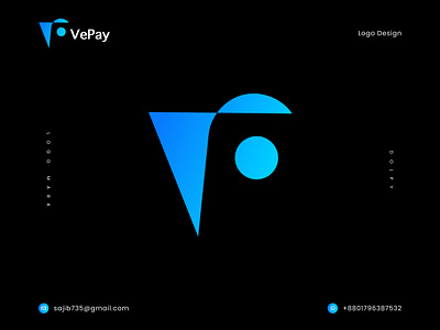 VePay | Digital Payment System FinTec digital payment system fintech fintech logo logo design logo idea payment system v and p logo vp