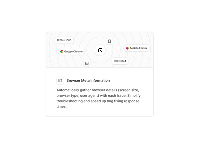 Browser Meta Info bento bento box browser browser meta minimal