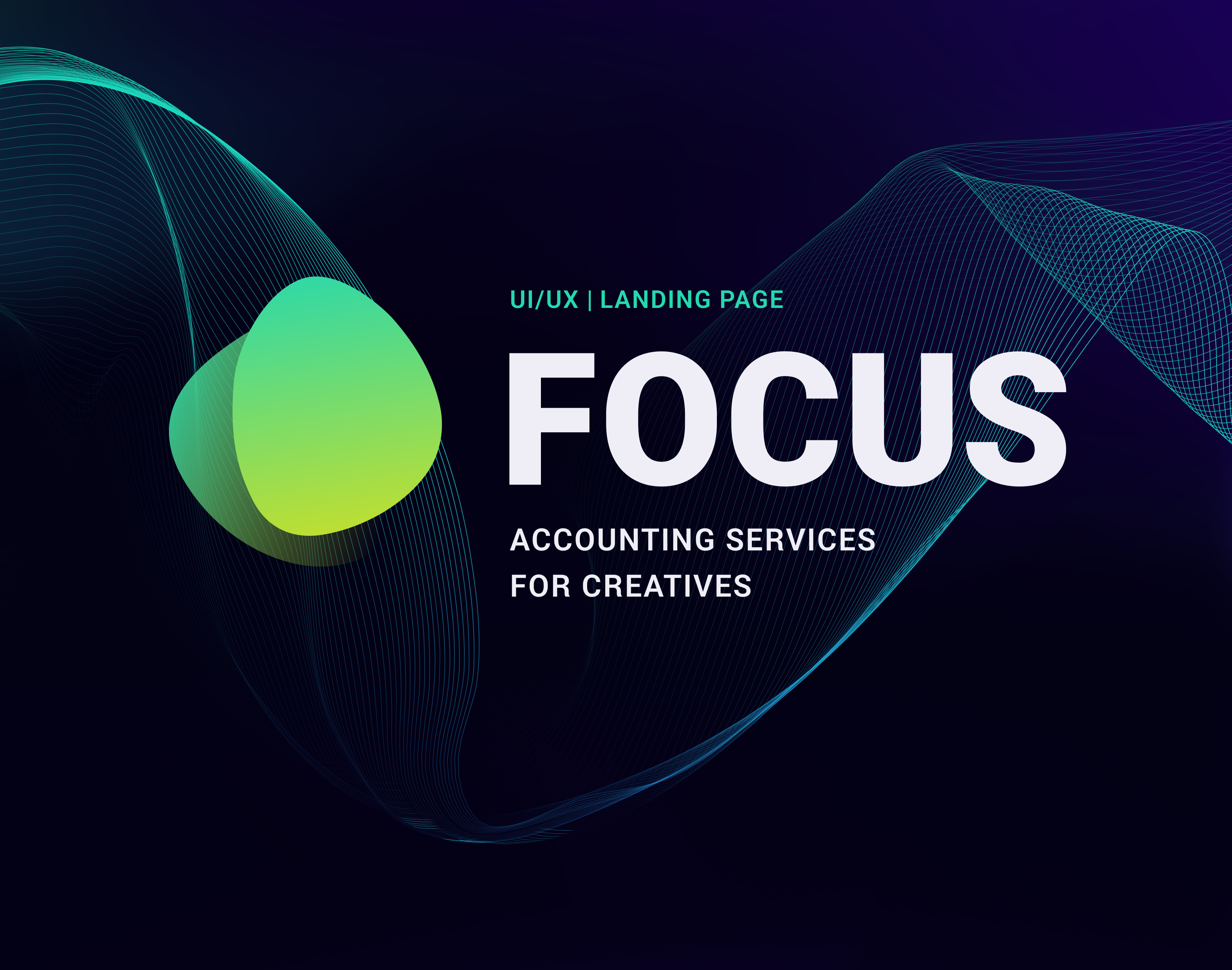FOCUS | UI/UX | Landing page design branding design landing page ui uiux design ux vector webdesign