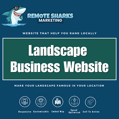 Landscape Business WordPress Website Design Template