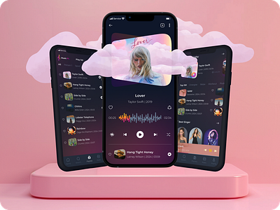 Music player concept | Playlist app app ui app ui design app ux figma interface design mobile music music player music player concept musicplayer musicplayerconcept player playlist taylor taylorswift ui uiux userexperience ux