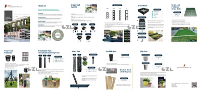 Landscape Materials Product DM branding catlogue design graphic design illustration