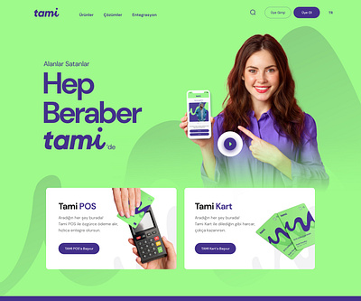 Garanti BBVA Tami Web Design bank garanti garanti bbva landing page tami ui ui design ux ux design web tasarımı website website design