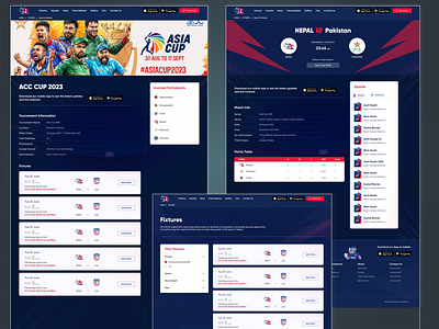 CAN - Tournament & Fixtures can cricket association cricket association of nepal cricket nepal cricket series cricket tournament detail page fixtures fixtures detail fixtures listing listing page match matches nepali cricket series sudip tournament tournament detail tournament listing ui ux design