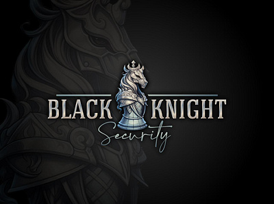 Black-Knight-Log02-VE branding graphic design