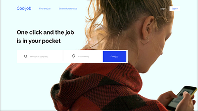 Cooljob design ui webdesign website