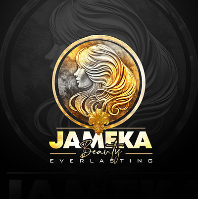Jameka-Beauty-Log10-VE graphic design logo