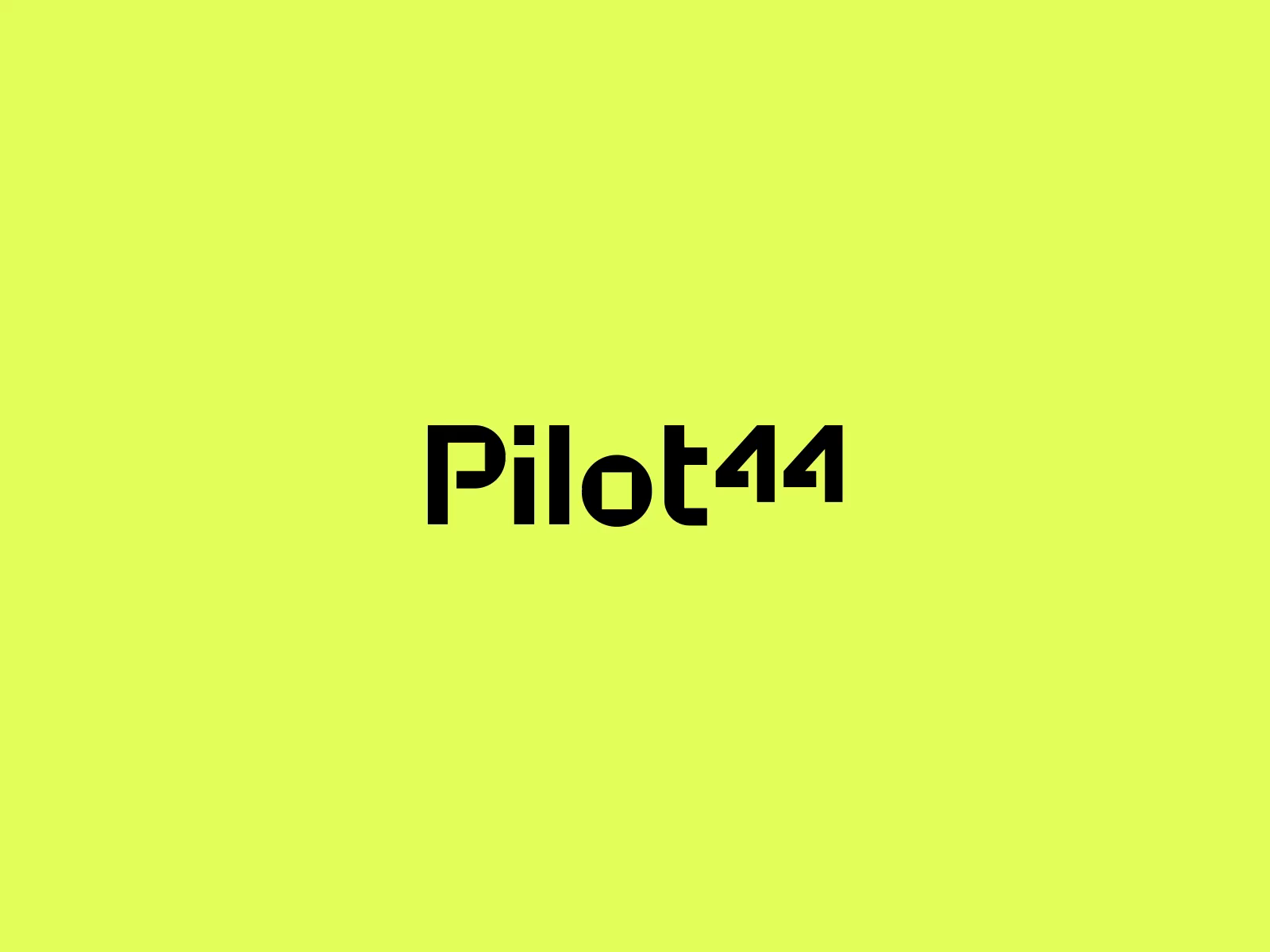 Example of Pilot44 - Branding