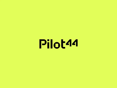 Pilot44 - Branding 44 acid architecture branding brutalist grotesque ibm plex identity pilot stone yellow