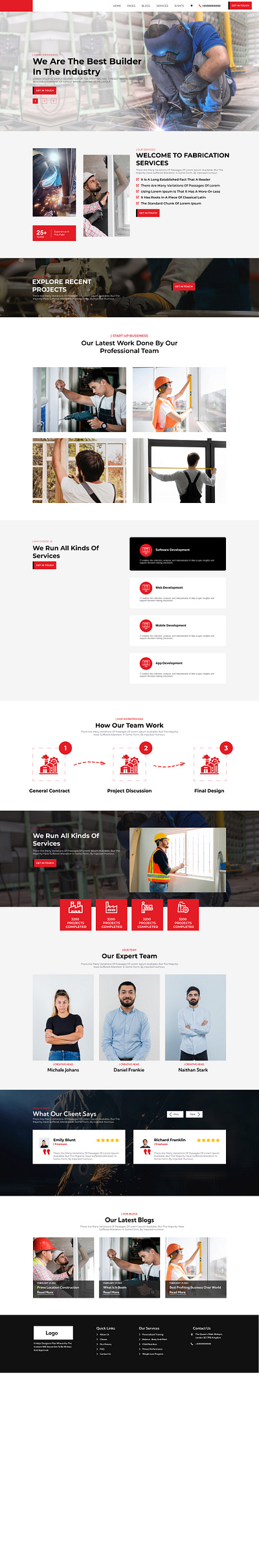 Fabrifactory daily fabrication graphic design ideas landing page ideas landingpage logo ui webdesigner wordpress