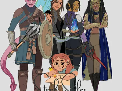 Character Art WIP 1 2d character character art color digital art digital illustration dnd illustration oc wip