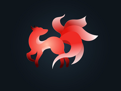 Fox logo branding design fox graphic design illustration logo vector