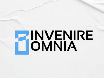 INVENIRE OMNIA, a tech specialized drop shipper. branding graphic design logo