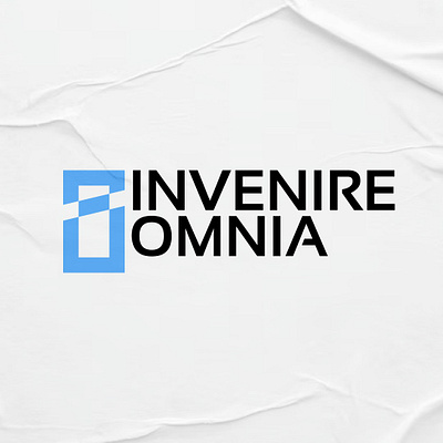 INVENIRE OMNIA, a tech specialized drop shipper. branding graphic design logo