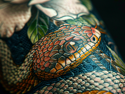 Snake Tattoo Masterpiece body art bold tattoo imagella snake body art snake tattoo tattoo art tattoo design tattoo download