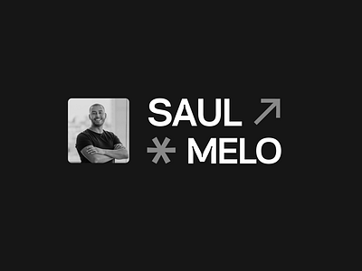 Saul Melo Branding and Personal Website 3d branding graphic design ui