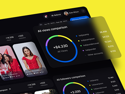 UI/UX Design for CreatorHero SaaS app design dashboard design saas software ui ux webapp