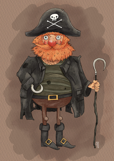 Captain Gingernobbles art character childrensbook childrenslit concept design detailed illustration illustrative ipad kidlit kids pirate pirates