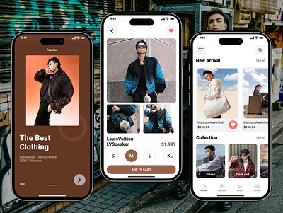 Fashion shops - Mobile App ui