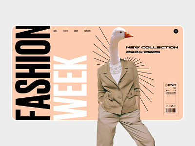 Experimental design concept clothes design dress fashion graphic design landig page minimalism store ui