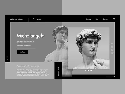 Michelangelo’s David art artgallery artist bw creative david design graphic design illustration michelangelo michelangelodavid sculptor sculpture site ui visualart web webdesign webpage website