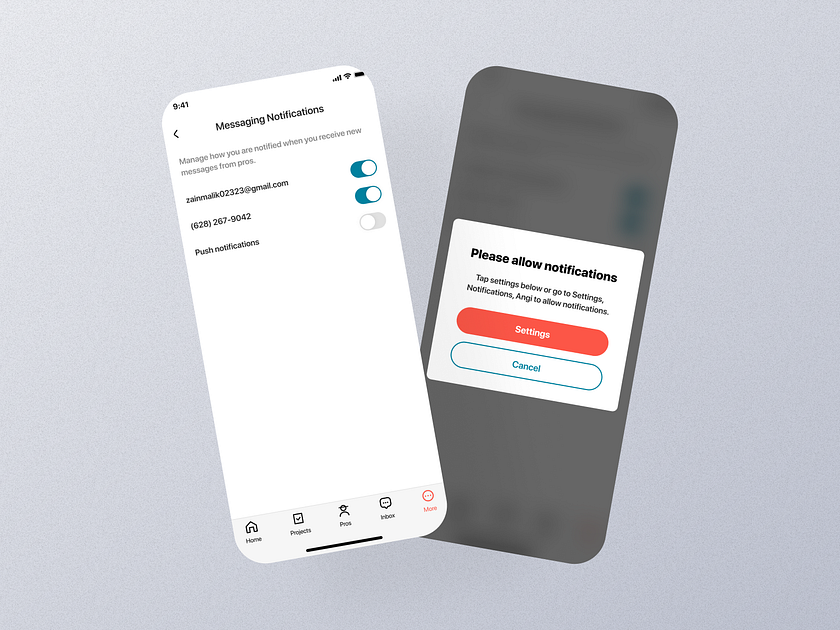 Notification UI designs, themes, templates and downloadable graphic ...