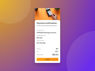 Payment confirmation screen design app design checkout design mobile app payment confirmation payment screen product design shopping app ui ui design ui ux user experience ux ux design