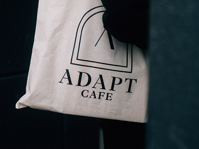Adapt Cafe Branding apparel branding cafe graphic design identity irl logo