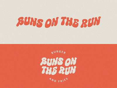 Buns On The Run Logo brand brand design brand designer brand identity brandidentity branding branding design brandingdesign burger burger brand burger design burger logo creative process design graphic design logo logodesign