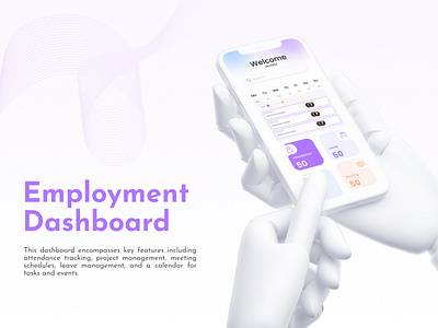 Employment Dashboard app calendar cards dashboard dashboarddesign design designfeedback employment dashboard events hrsoftware mobile dashboard mobile ui productdesign task taskcalendar techdesign ui uiux uiuxdesign ux