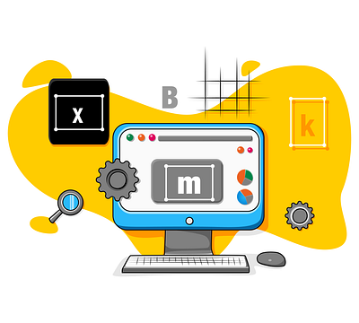Software Illustration branding design desktop development graphic design illustration software