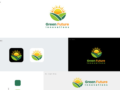 Green Future Logo Design bestlogo brand design brand identity brand logo creative logo greenfuturelogo logo logo designer logodaily logodesign logofolio minimalist logo modern logo