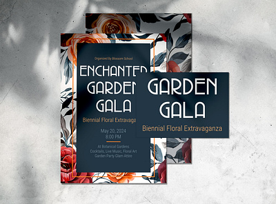 Invitation design gala graphic design illustration invitation typography