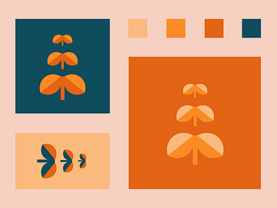 Plant Mark - Symbol brand mark graphic design plant