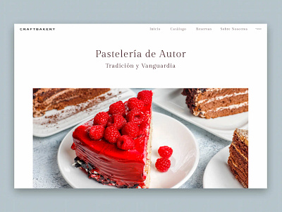 Creative Bakery Website ui