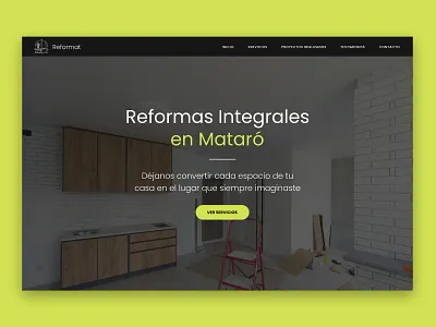 Construction Work Website ui