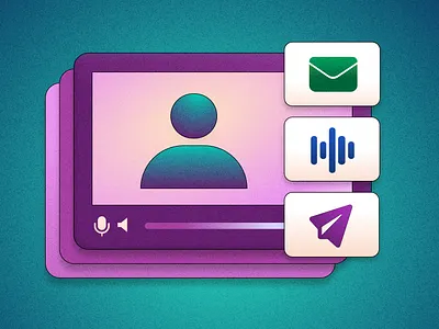 Customer onboarding webinar illustration textured vector