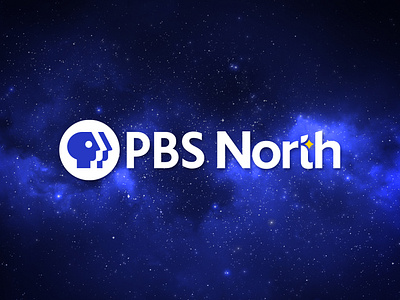 PBS North branding design illustration logo mark north north star wonderhorse