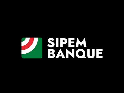 SIPEM Banque, a modern and more representative visual identity. branding corporate communication graphic design logo visual identity