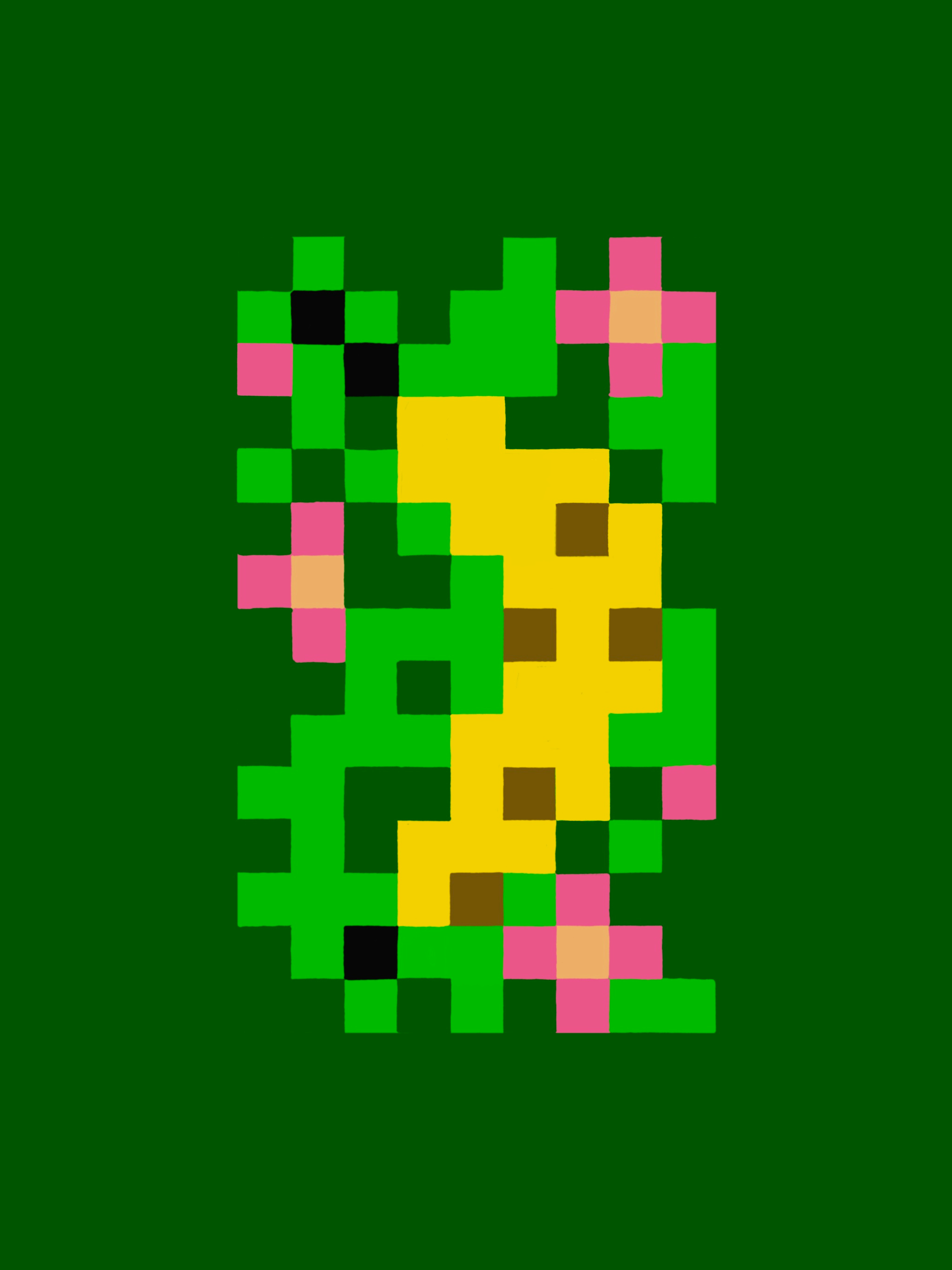 8-bit Banana illustration