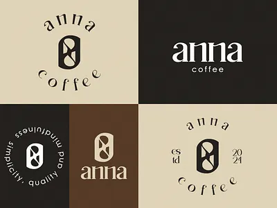 Anna Coffee Logo brand brand design brand designer brand identity brandidentity branding branding design brandingdesign coffee coffee brand coffee logo coffeebrand coffeelogo coffeeshop creative process design graphic design logo logodesign