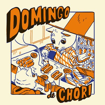 Domingo de Chori argentina chori orange riso