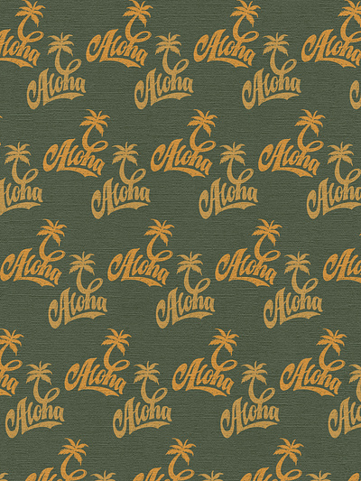 Aloha Pattern (For Sale) branding company brand logo company branding company logo graphic design illustration logo pattern patterns typeface