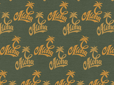 Aloha Pattern (For Sale) branding company brand logo company branding company logo graphic design illustration logo pattern patterns typeface